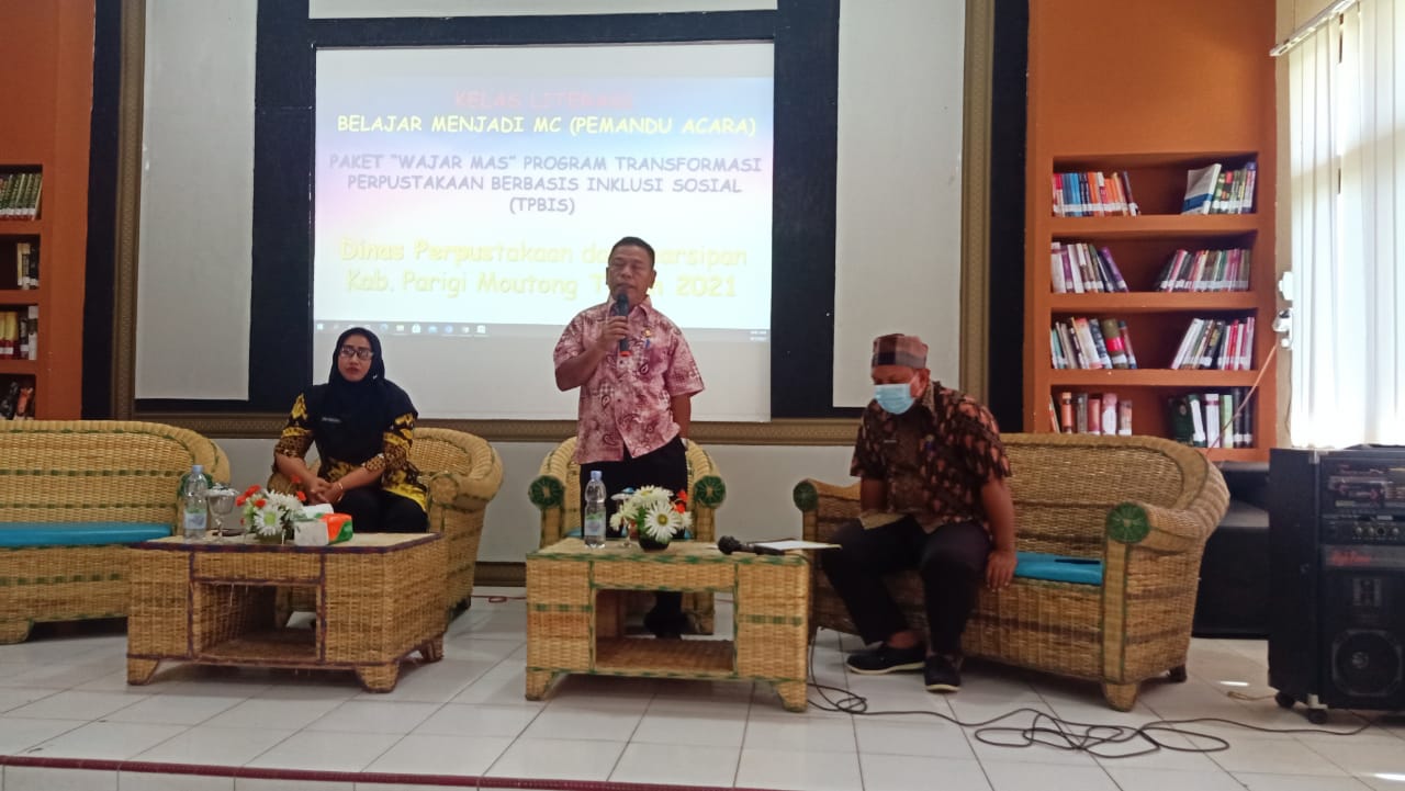 Dinas Perpustakaan Parimo Terbaik Nasional Terapkan Program Tpbis