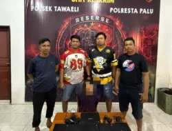 Polisi Tangkap Tersangka Pencurian di SMP Karya Bhakti Mamboro Palu
