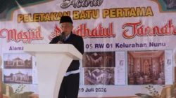 Masjid Raudhatul Jannah di Nunu Palu Mulai Dibangun