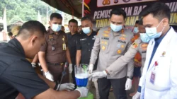 Polres Morut Musnahkan 366 Gram Barang Bukti Sabu-sabu