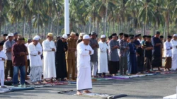 SPN Polda Sulteng Salat Istisqa Bersama Warga Labuan Donggala